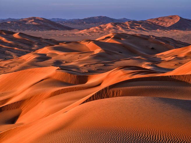Unterwegs In Der Rub Al Khali In Oman.