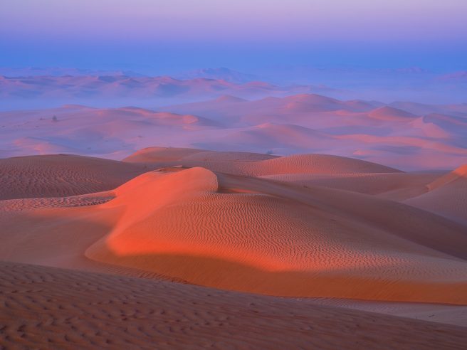 Unterwegs In Der Rub Al Khali In Oman.