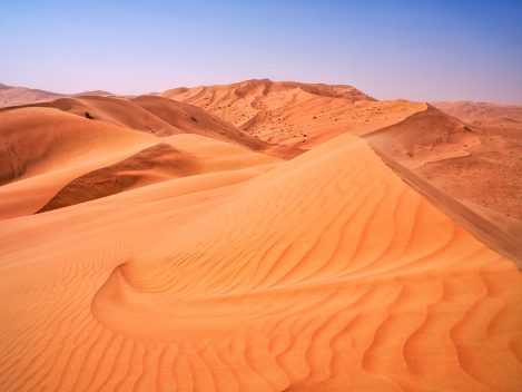 Unterwegs In Der Rub Al Khali In Oman.