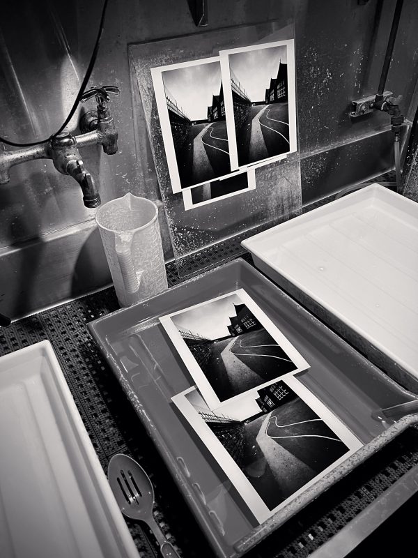 5 Rejected Prints Of School Yard Heptonstall Yorkshire England. 1983 Michael Kenna