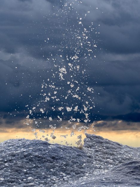 Ice Volcano Long Point In Winter Larry Monczka