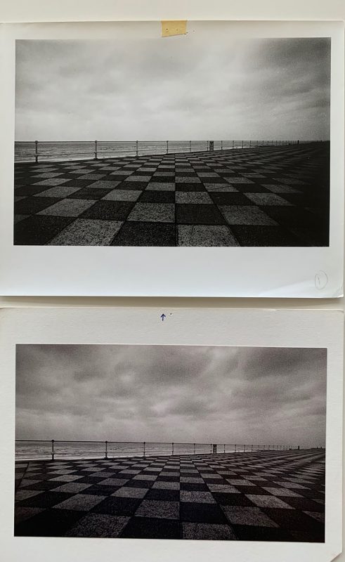 Working Prints Of Seafront, Hastings, Sussex, England. 1982 Michael Kenna