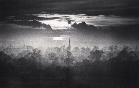 Sunset, Middleton Cheney, Northamptonshire, England. 1974.