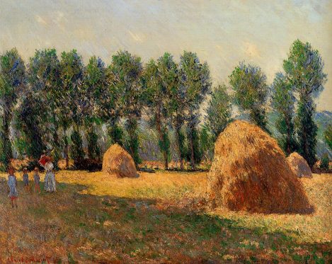 4 Haystacks At Giverny Claude Monet