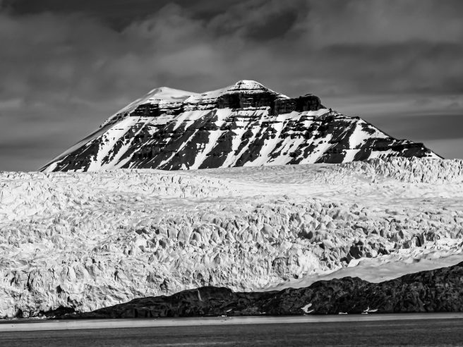 Kate Snow Mountain In Ice