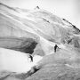 Climbers Descending The Hoffman Route, Gross Glockner